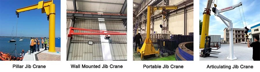 Four common types of KNCRANES jib cranes Four common types of KNCRANES jib cranes